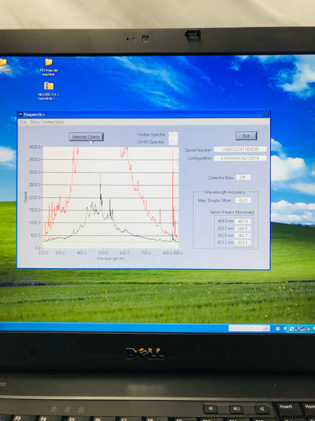 ND-1000 NanoDrop UV/VIS Spectrophotometer Tested Working Video Warranty