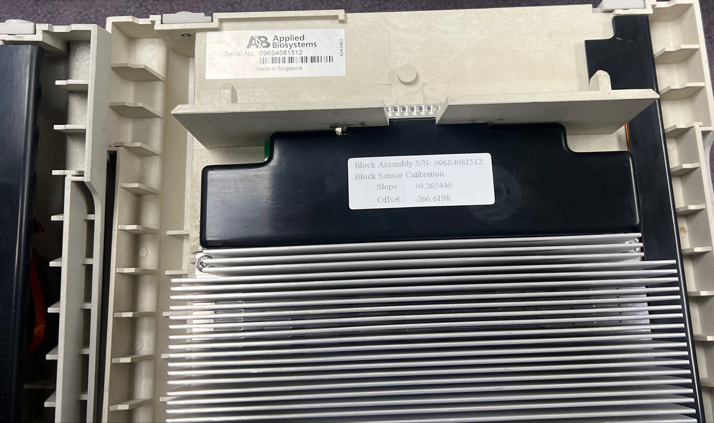 Lot of 2 ABI Heat Blocks for Parts / Repair