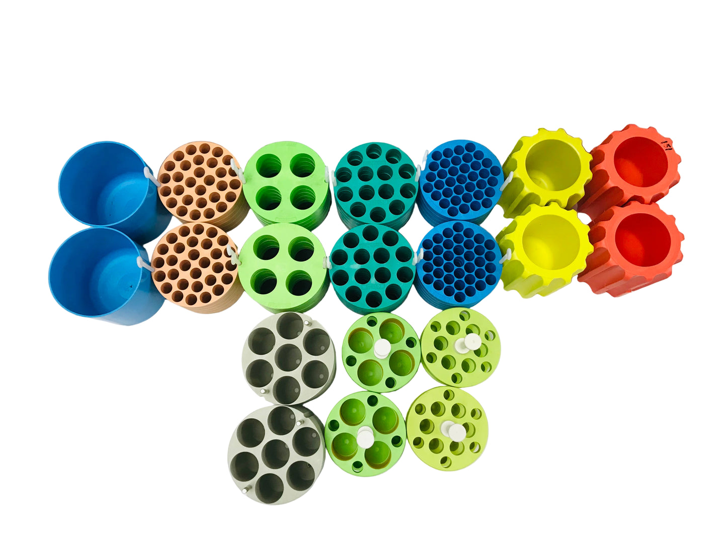 Beckman Coulter Adapters For GH-3.8, JS-4.3, SX4750 Rotor Buckets Inserts