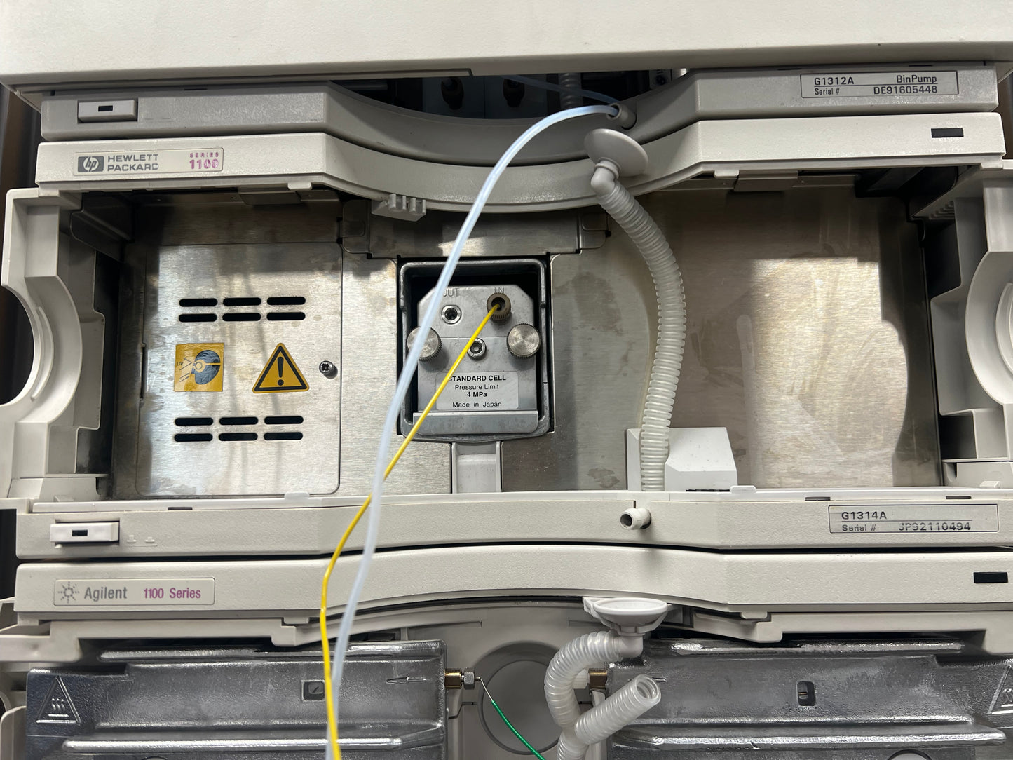 Agilent HP 1100 Series 7-piece HPLC System ALSTherm ,ALS, VWD, BinPump, Degasser ,Colcom