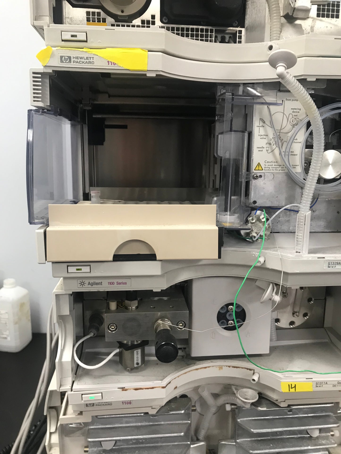 5pc, HP Agilent 1100 HPLC QuatPump, ALS, DAD, Colcom, Degasser