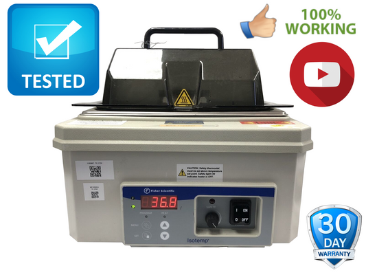 Fisher Scientific 2340 Lab Water Bath Tested Working Video