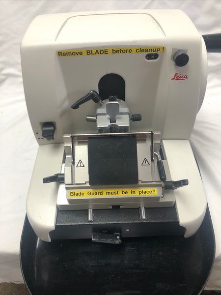 Leica RM 2125 rts Manual Rotary Microtome Tested Working Video