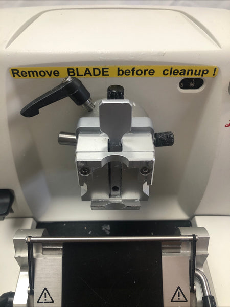 Leica RM 2125 rts Manual Rotary Microtome Tested Working Video