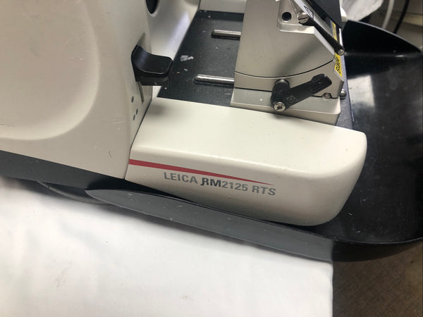 Leica RM 2125 rts Manual Rotary Microtome Tested Working Video