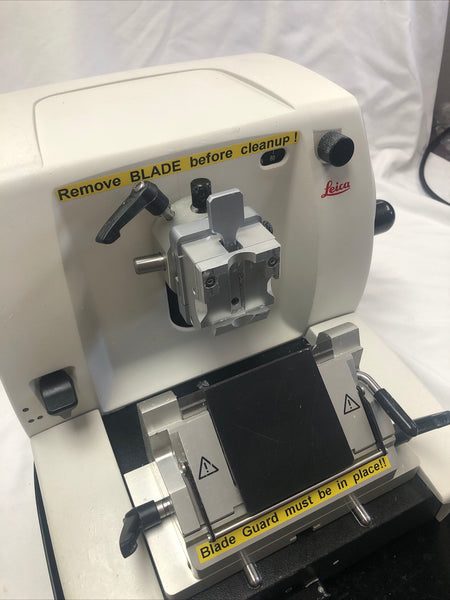 Leica RM 2125 rts Manual Rotary Microtome Tested Working Video