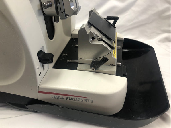 Leica RM 2125 rts Manual Rotary Microtome Tested Working Video