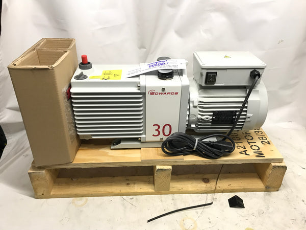 New Open Box Edwards E2M30 Dual-Stage Vacuum Pump