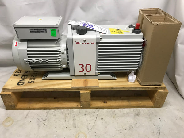 New Open Box Edwards E2M30 Dual-Stage Vacuum Pump