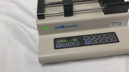 KD Scientific KDS 200 Dual Syringe Pump with Digital Display KDS200  Tested Working Video