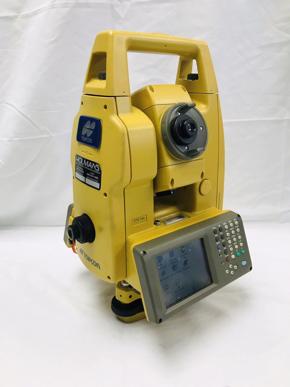 Topcon GTS-723 Total Station Surveying Complete Tested Working