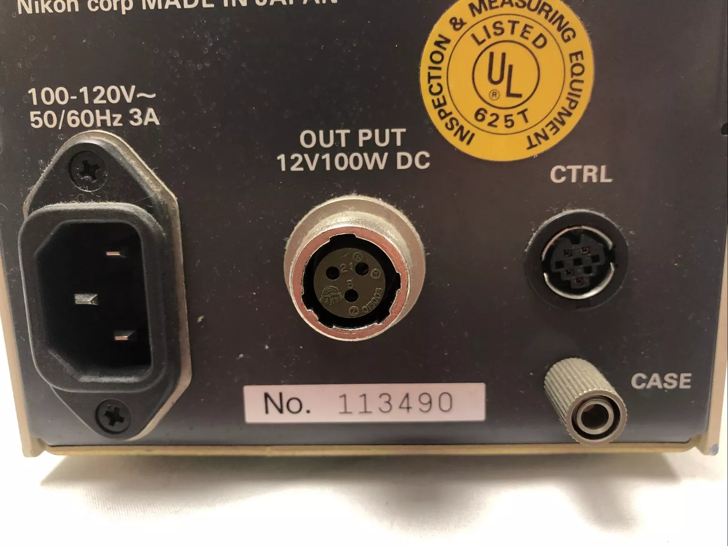 NIKON PSM-1120 / 12V100W POWER UNIT 100-120V 50/60HZ 3A Tested Warranty Video