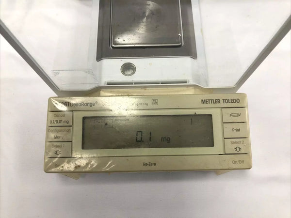 Mettler Toledo AT261 DeltaRange Analytical Balance d= 0.1 mg Tested Scale only video