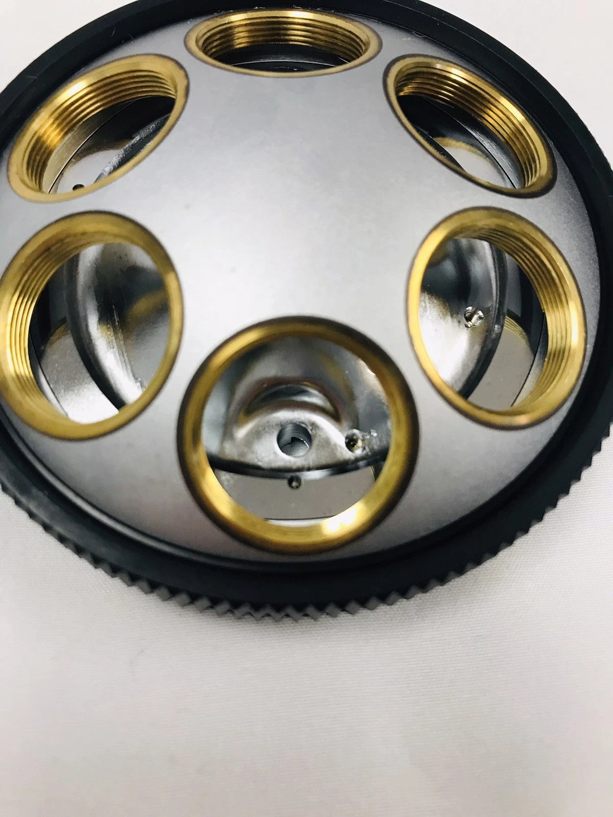 Olympus Microscope 6-Place Nosepiece Turret M25 Thread for BH-2 Sextuple Tested