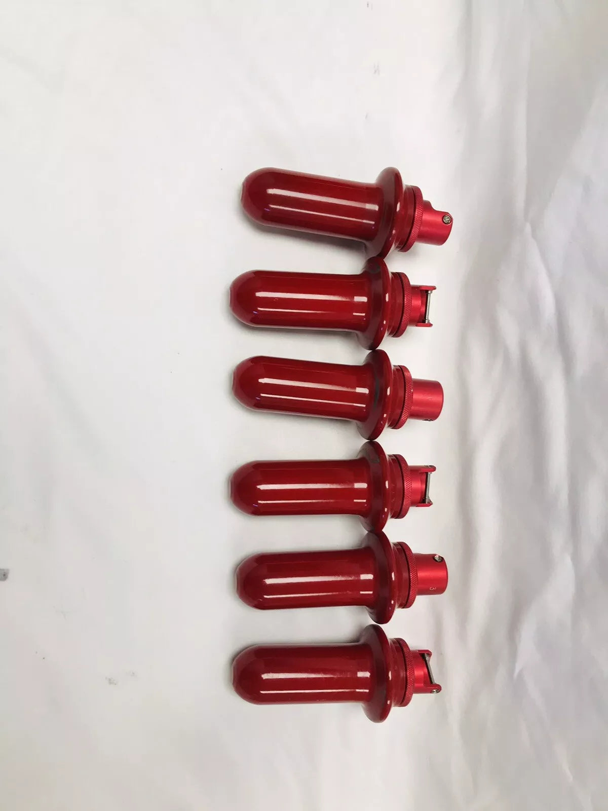 Lot of 6 Beckman 117.5 Swing Rotor Tubes w/ Beckman 331186 Tube Holder Stand