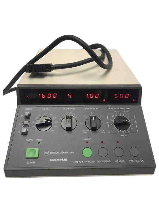 Olympus PM-CBSP Exposure Control Unit W/ Power cord and PM-PBSP Cable Powers On