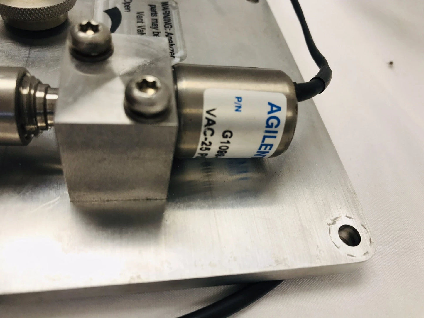 Agilent HP G1099-60205 GCMS 5973 EI performance turbo calibration valve assembly