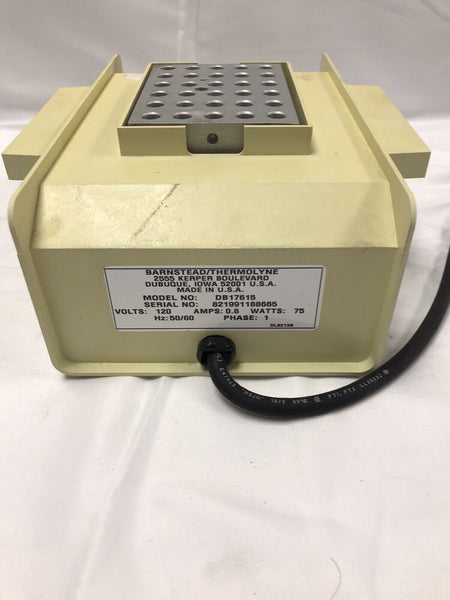 Thermolyne Dri-Bath Heater Type 17600 Model DB17615 BK165X20A 30 x 8.2mm