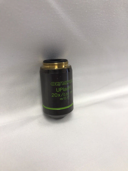 Olympus UPlanFL Ph1 20x0.50 ph1 Phase Contrast Microscope Objective Tested