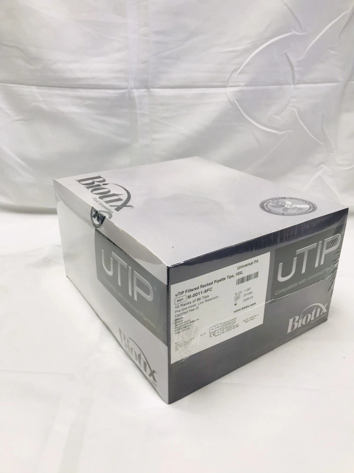 Biotix uTIP Filtered 10XL Universal M-0011-9FC Racked Pipette Tips New Sealed!