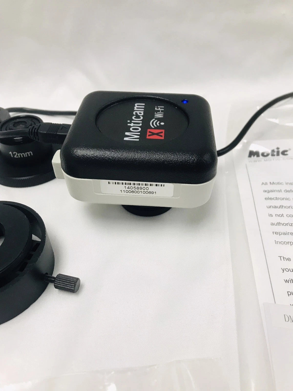 Motic Moticam X WiFi Digital Microscope Camera Mounts To Any Microscope Eyepiece