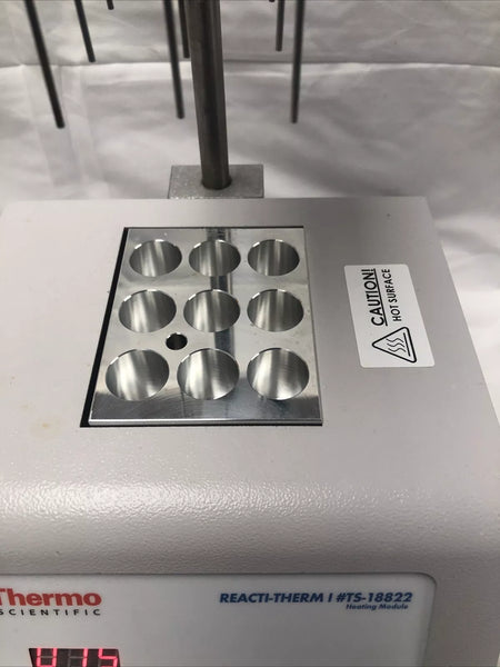 Thermo Scientific Reacti-Therm I #TS-18822 W/ Reacti-Vap I TC-18825 Tube Block
