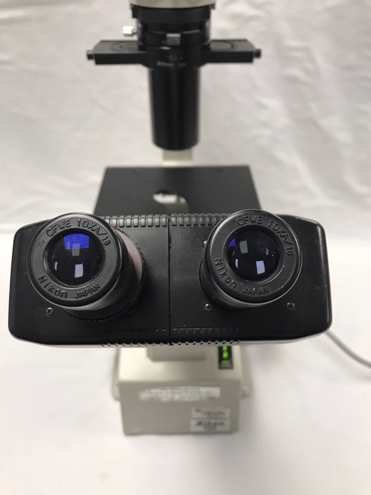Nikon TMS Phase Contrast Inverted Microscope 2 Objectives 10x 20x Binocular