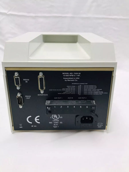 Cole Parmer 7550-30 Masterflex L/S Peristaltic Pump Easy Load II 77200-60 Tested