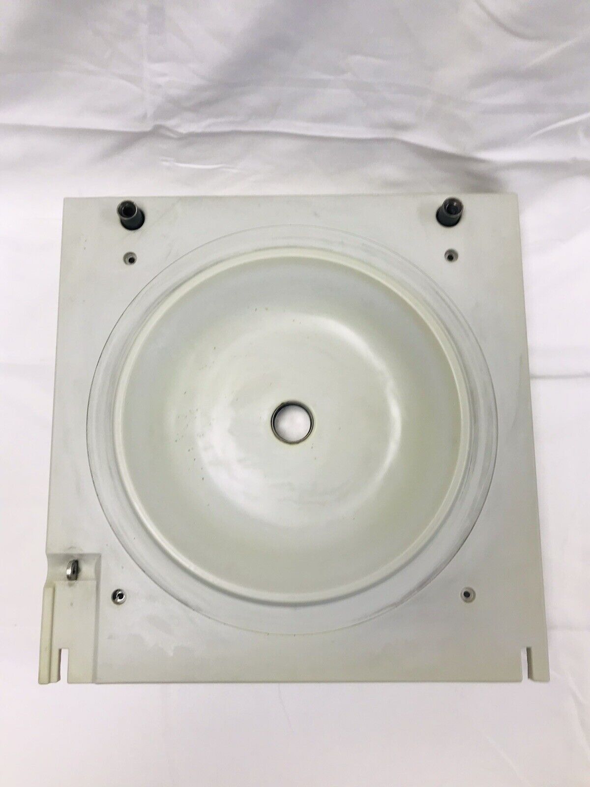 Lower Lid with 2x Latch Housings for Eppendorf 5430R Refrigerated Centrifuge