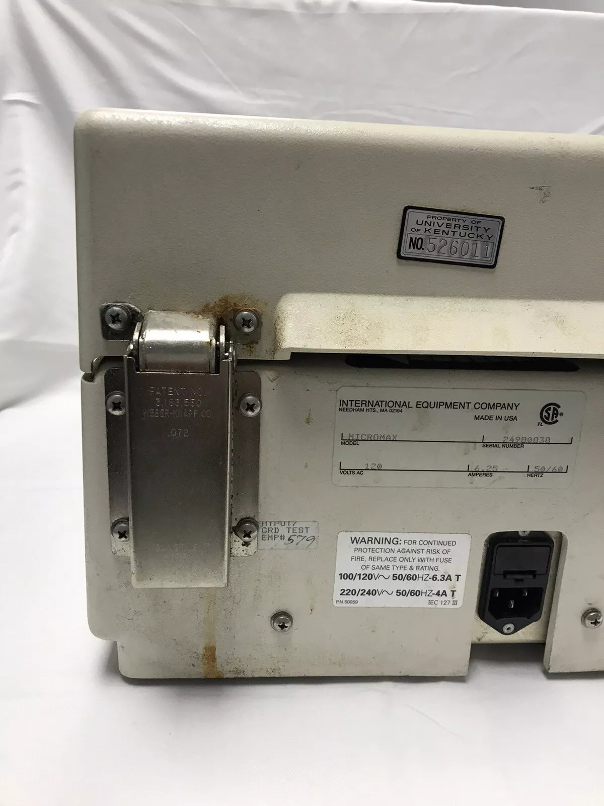 IEC Micro Centrifuge Model Micromax With 24 X 1.5/2.0ml Rotor Model 851