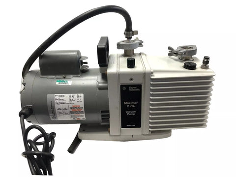 Fisher Scientific Maxima C plus M8C Rotary Vane Vacuum Pump 1/2 HP Single Phase