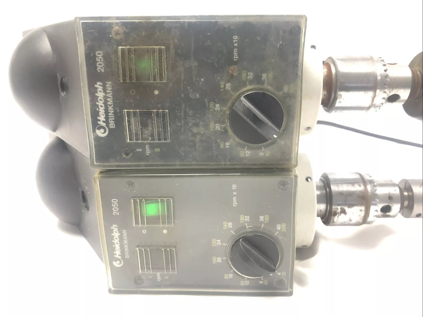 set of 2 Heidolph Instruments RZR 2050 Overhead Stirrer 501-20500-09