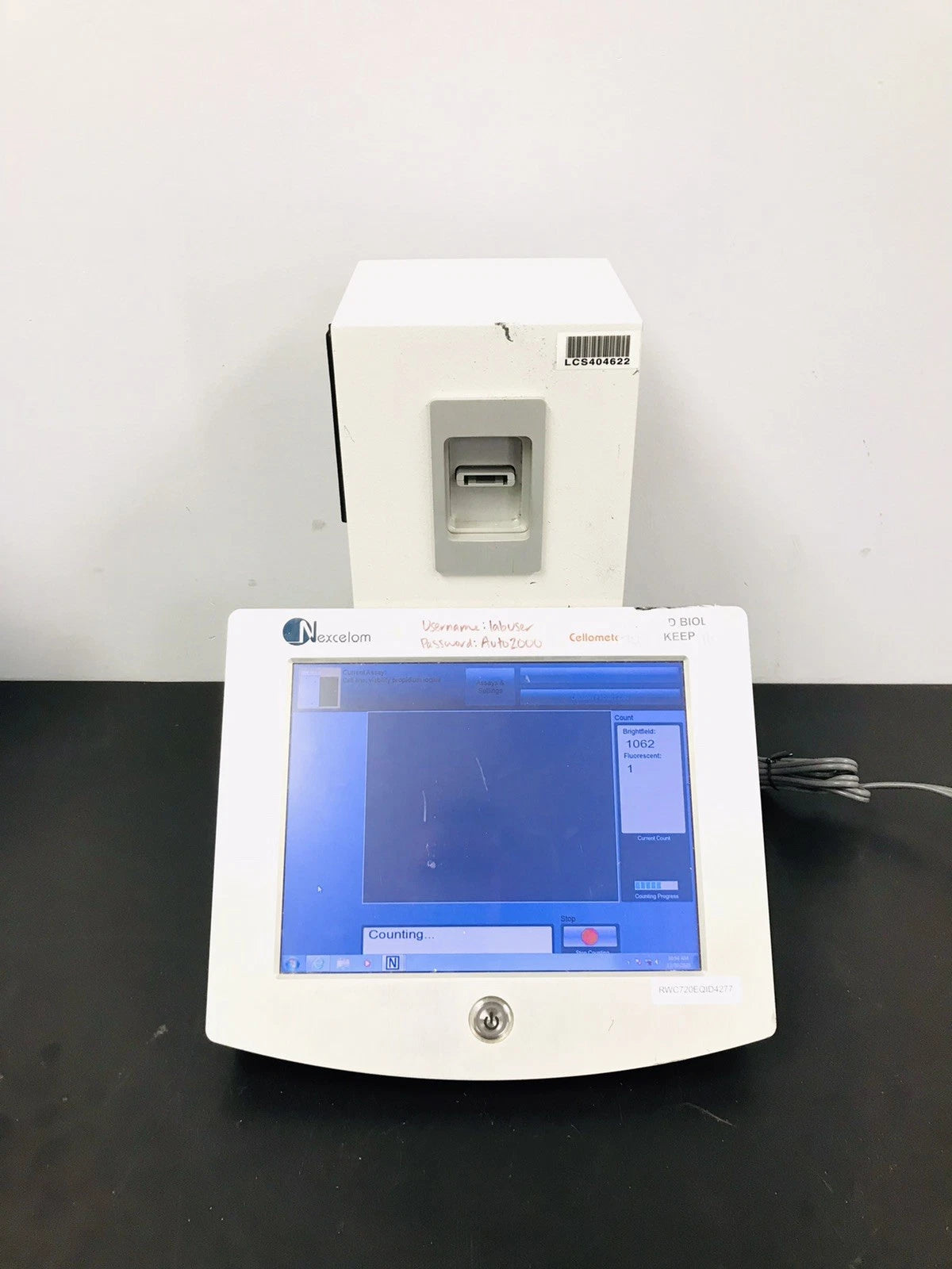 Nexcelom Cellometer Auto 2000 Cell Viability Counter Profiler Warranty See Video