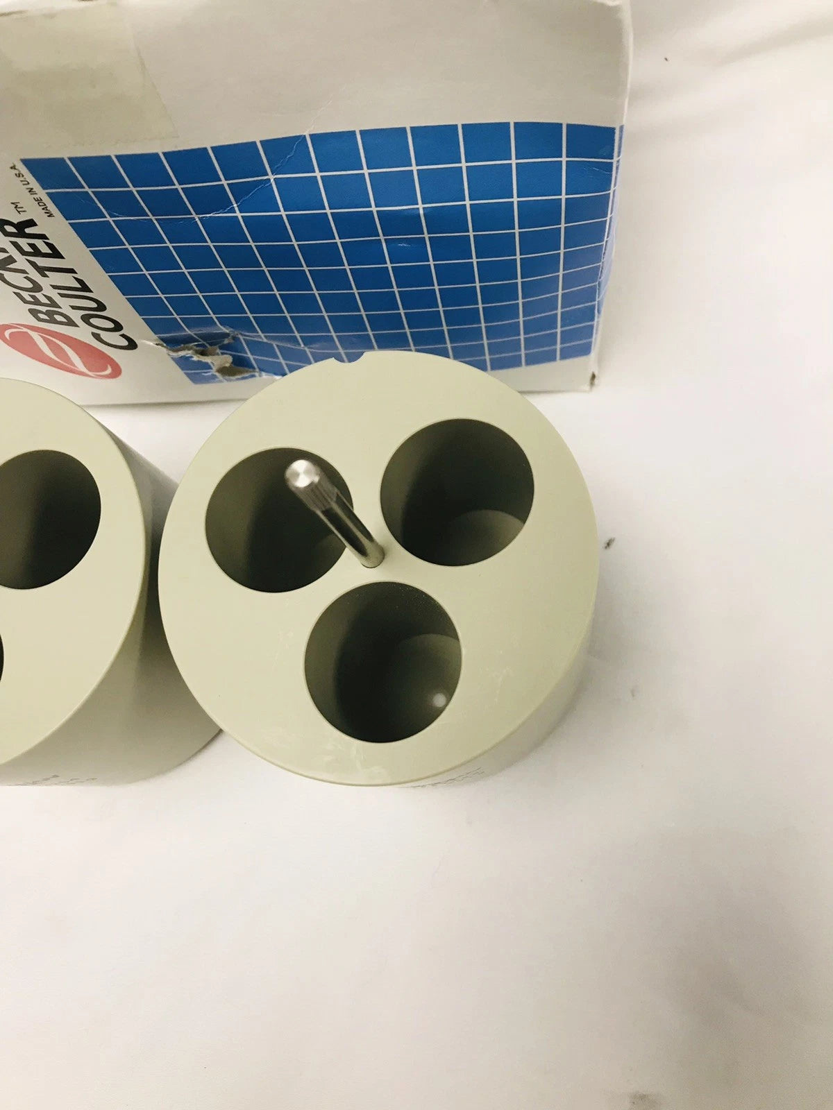 2x Beckman Coulter 392254 Centrifuge Rotor Conical Tube Adapters 3x50mL 392258