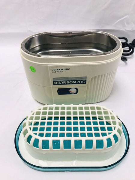 Branson 200 Ultrasonic Cleaner Jewelry Laboratory Parts Cleaner B200 Tested