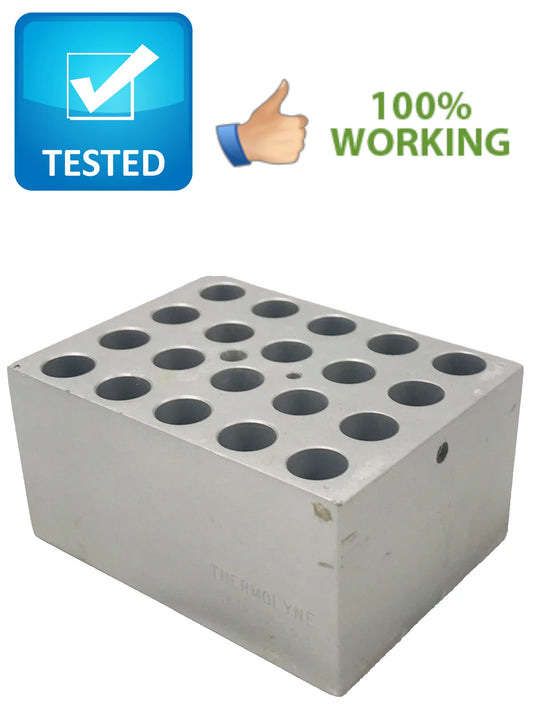 Thermolyne BK165X12A Test Tube Dry Bath Heating Block 20 x 12mm