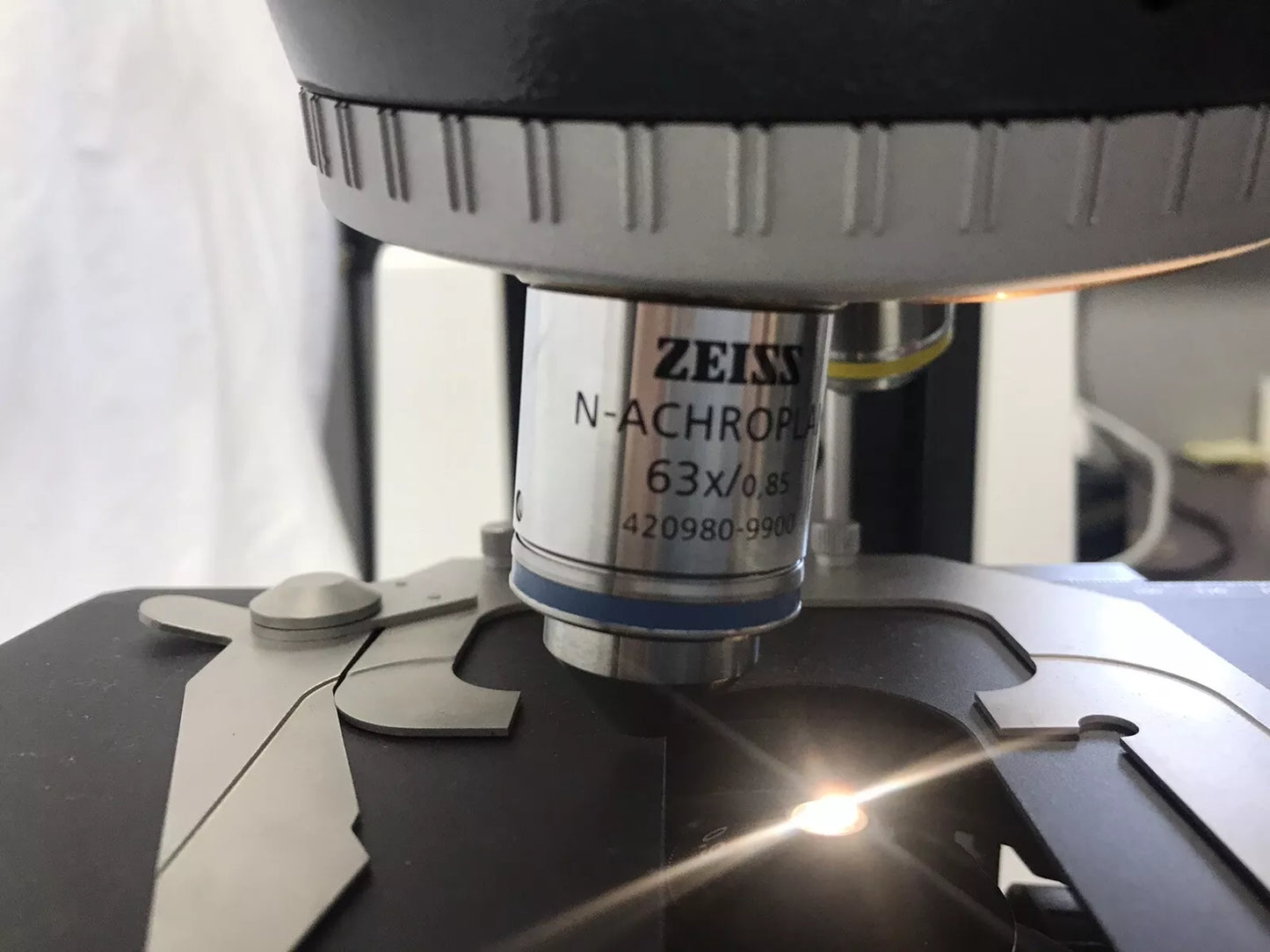 Zeiss Microscope Axio Scope A1 with 2 Objectives Tested Working Video