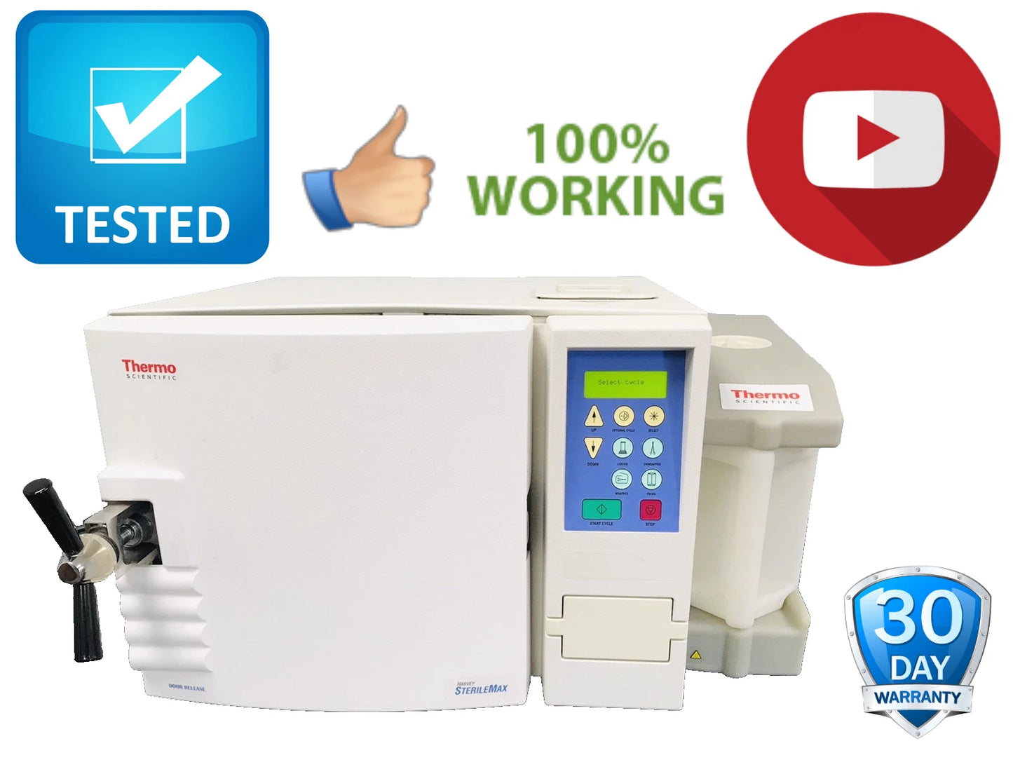 Thermo Scientific Harvey Sterilemax Autoclave ST75925 & Non-recirculation Tank