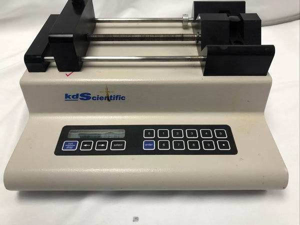 KD Scientific KDS 200 Dual Syringe Pump with Digital Display KDS200  Tested Working Video