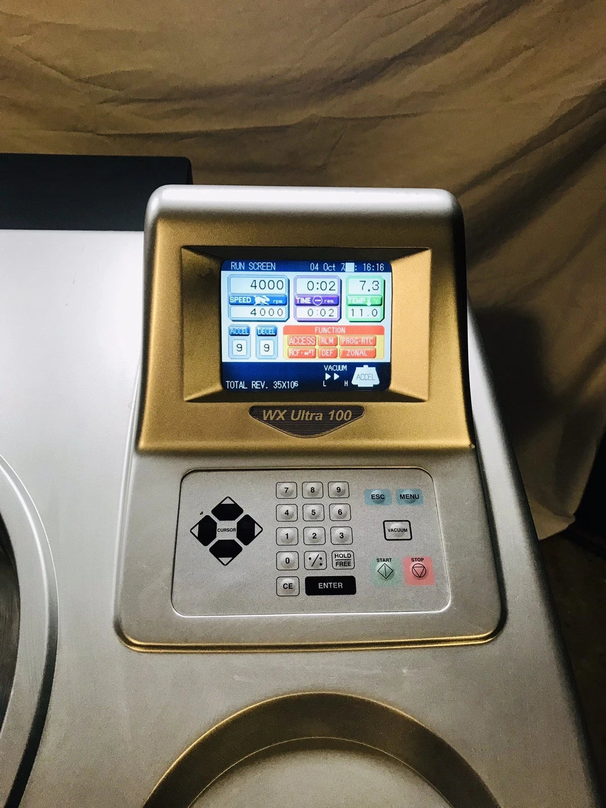 Thermo Scientific Sorvall WX 100 Ultra Series Centrifuge 46902 2009 For Parts