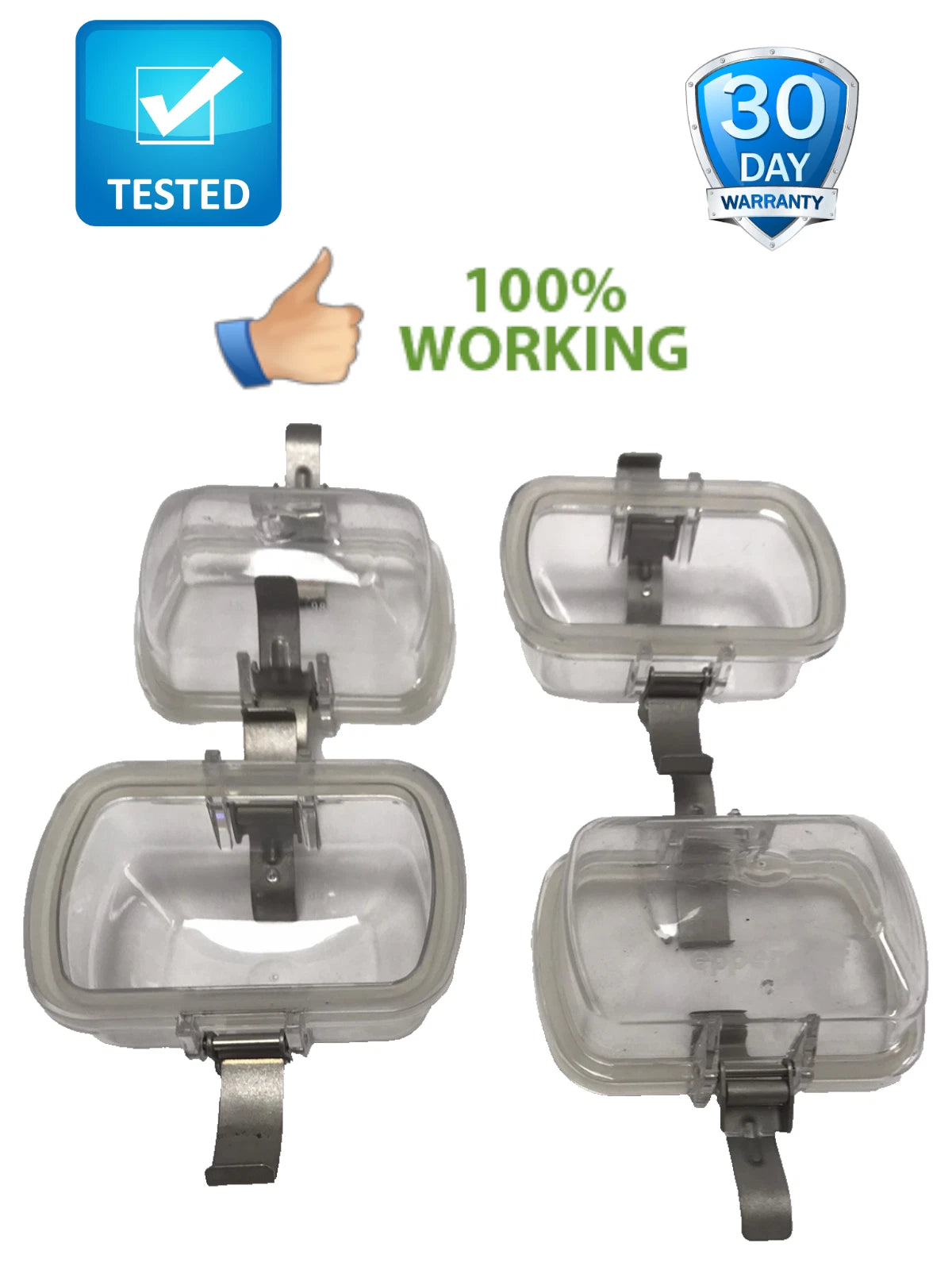 4x Eppendorf Lids for Rotor A-4-44 Rectangular Buckets 5804712005 (Lids only)