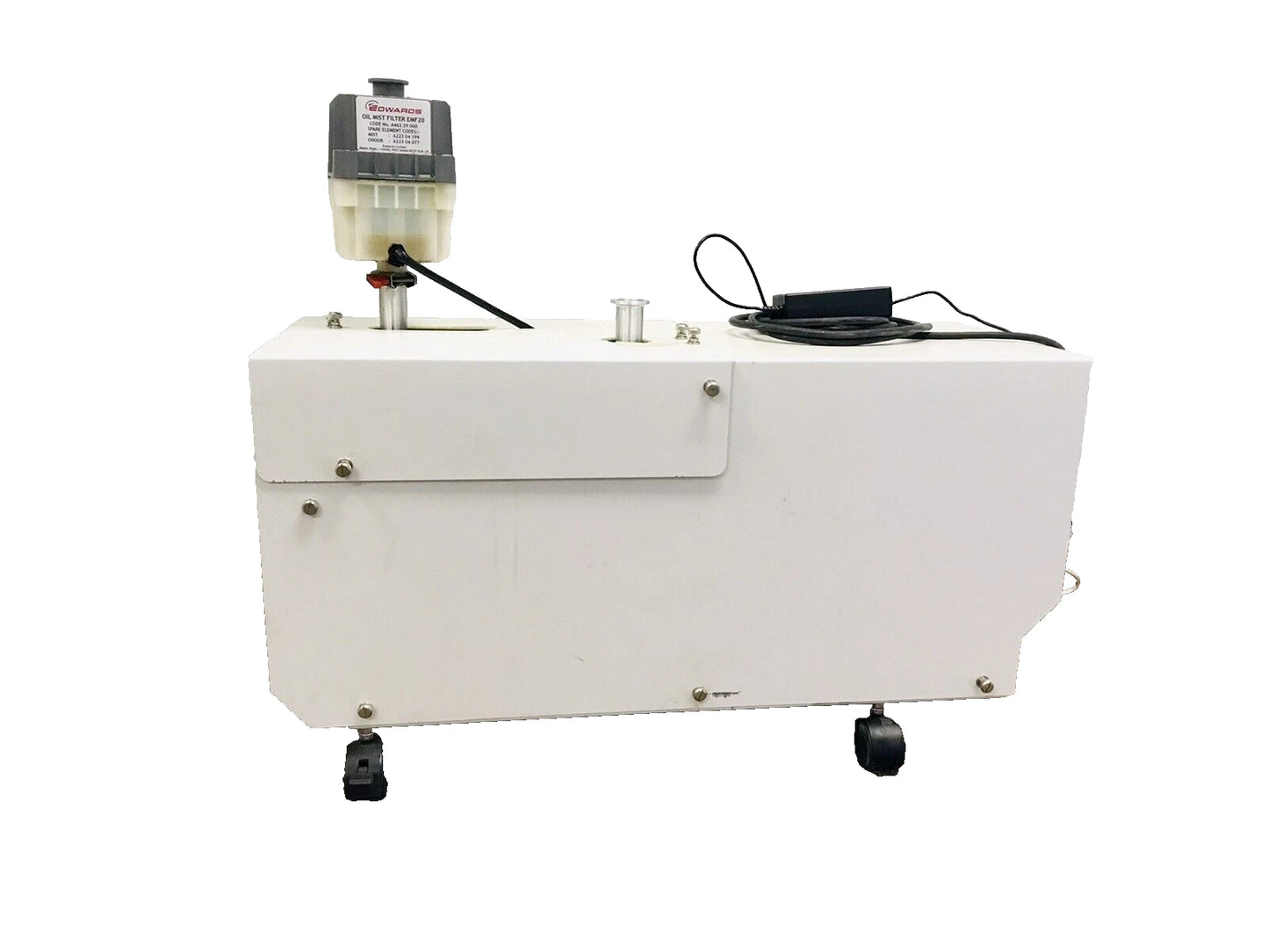 Edwards 30 E2M30 Dual Stage Vacuum Pump w/ Agilent G3199B Quiet Cover II + EMF20
