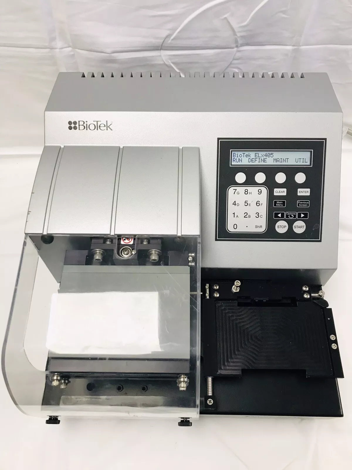 Biotek ELx405 Automated MicroPlate Well Block Washer Tabletop 96 384 Well Washer