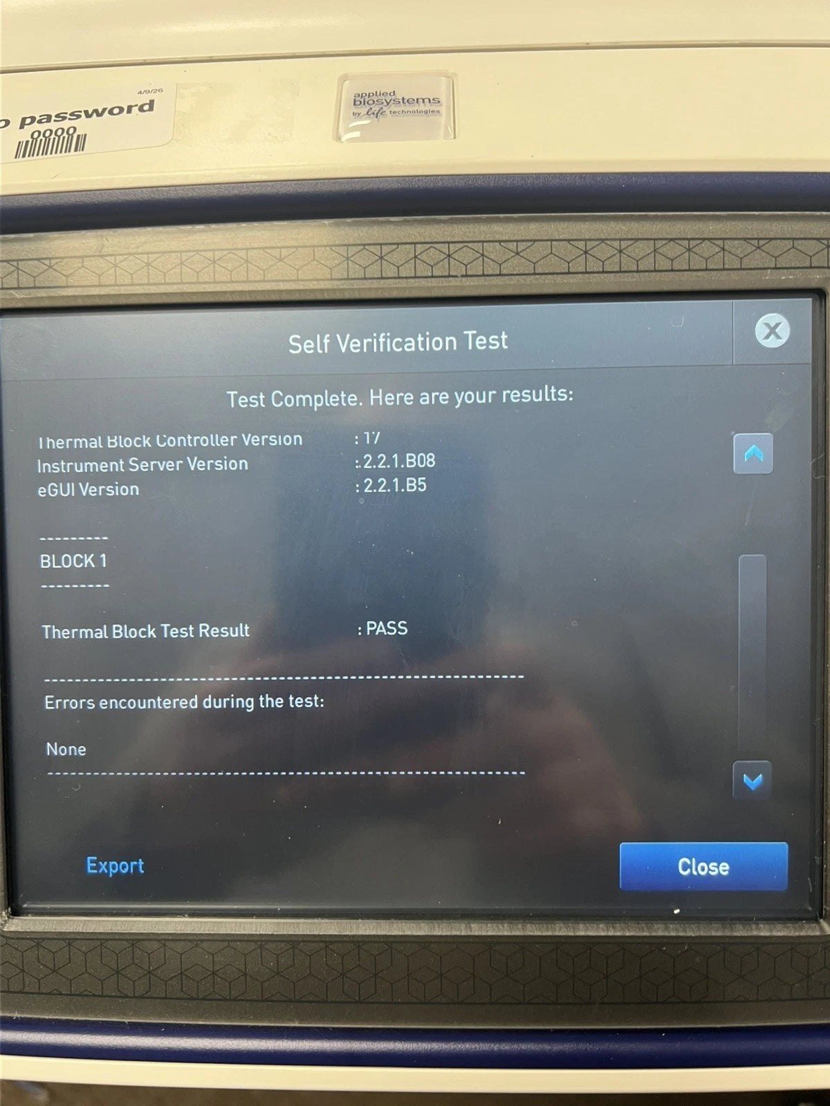 ABI Applied Biosystems Pro Flex PCR Thermocycler Base 96 Well Block