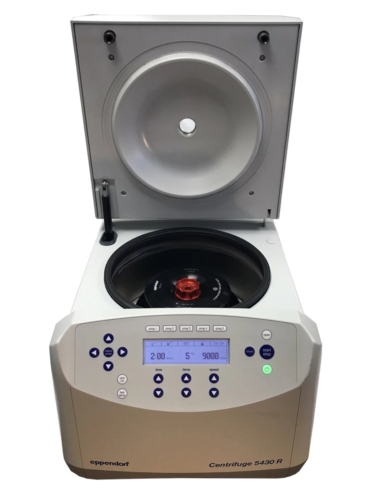 Eppendorf 5430R Refrigerated Centrifuge With FA-45-30-11 Rotor and Lid Tested