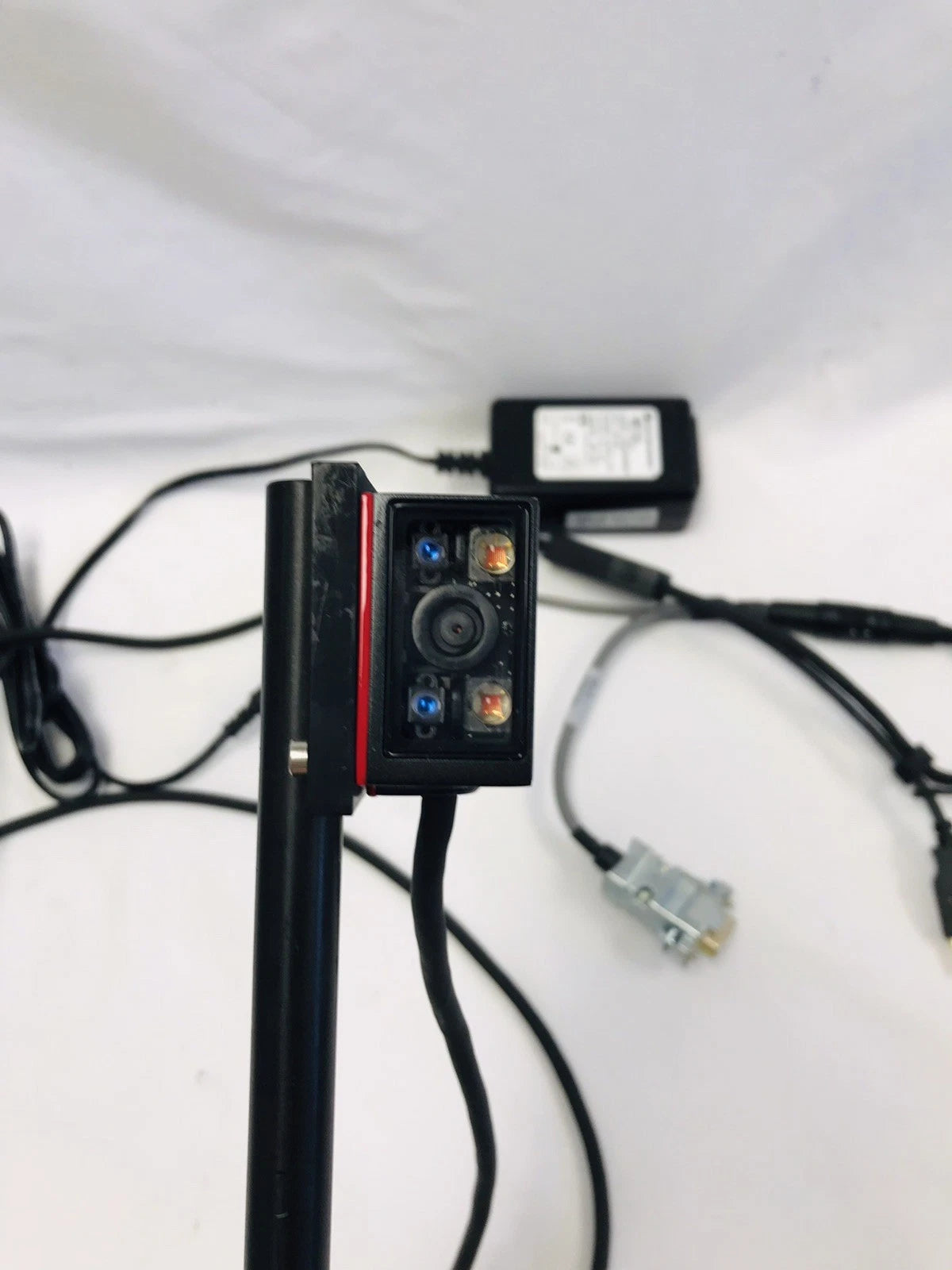Keyence SR-710 Barcode Reader with Power Supply and Cords Tested Working Video