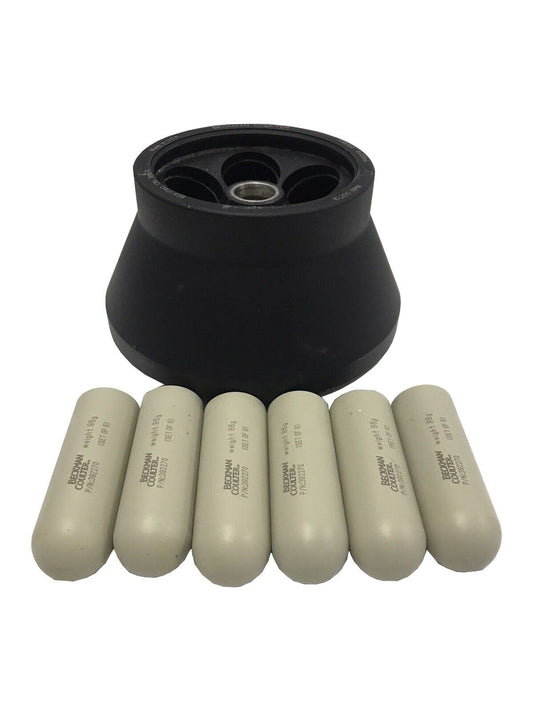 Beckman Coulter FX6100 Fixed Angle Rotor with 15mL Adapters 392270 for X-12