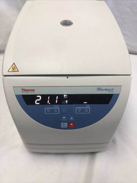 Thermo Sorvall Legend Micro 21 Centrifuge with Rotor & Lid Tested Warranty