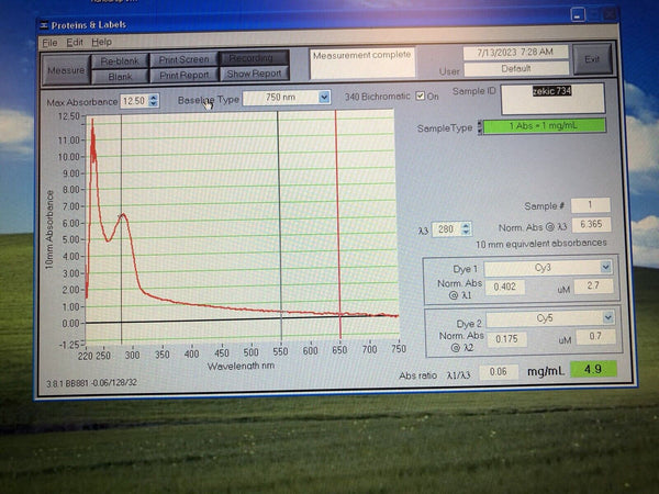 ND-1000 NanoDrop UV/VIS Spectrophotometer Tested Working Video Warranty