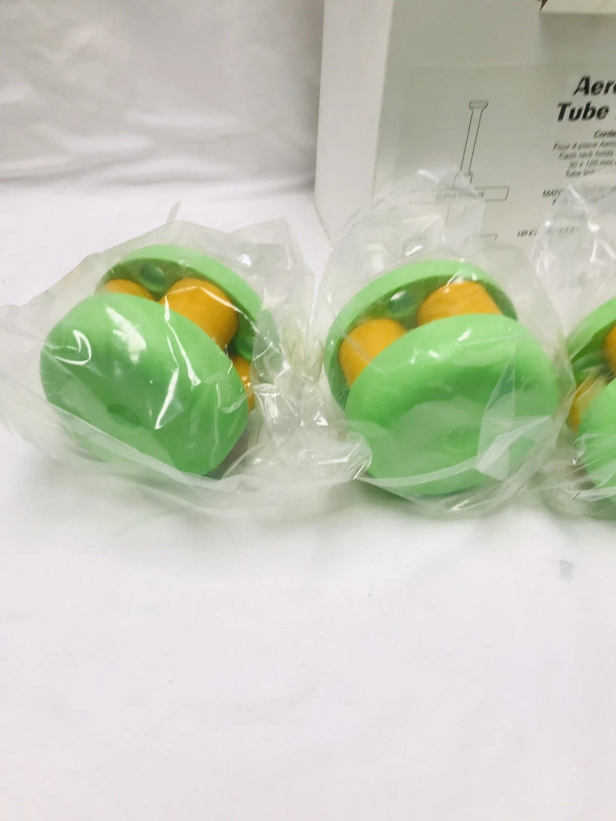 New Sealed Set of 4 Beckman Coulter Aerosolve Tube Racks 358992